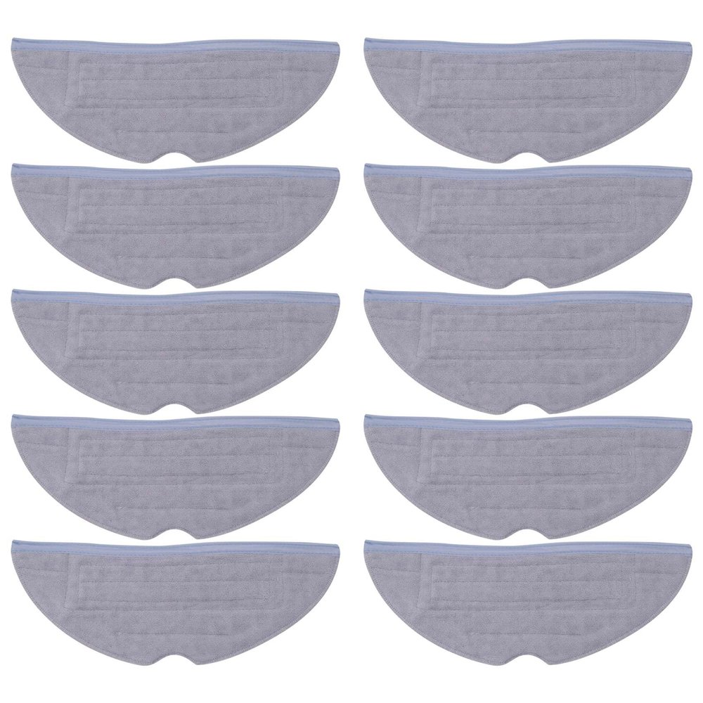 Kqcibz 10 Pcs Mop Cloth Pads Replacement for S7 T7S T7 Plus Vacuum Cleaner Parts Microfiber Soft Pad