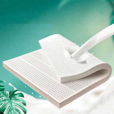 BIRJXVTO 100% Natural Latex Mattress Topper - Medium Firmness - Mattress Topper for Sofa Bed, Caravan, Hard Mattress,5cm,135x190cm