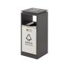 GLigeT Garbage Cans Stainless Steel Top Ashtray Trash Can Hotel Trash Can Hotel Elevator Entrance Ashtray Outside Trash Bin(Color:A-05A) view 1