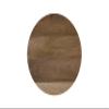 Canarm MANU Natural Wood and Seagrass Side Table, Brown view 4