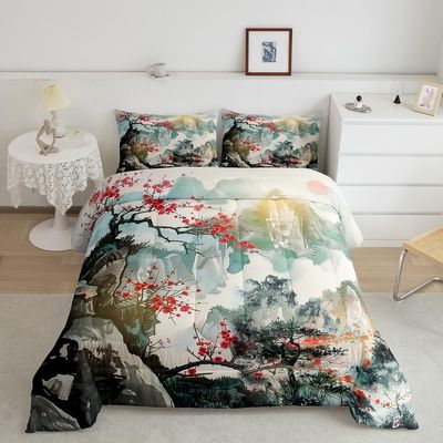 Feelyou Japanese Style Comforter Set Full Size Boys Girls Teens