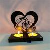 ZMQJEQANBG Display Candelabra Metal Stand Wedding Candle Holder Romantic Love Stand Decoration Candle Holders view 3