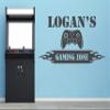 Gaming Name Wall Decal - Personalized Gaming Controller Wall Decor - Gamer Wall Decals for Kids Room Bedroom Playroom Video Game Room Removable Vinyl Poster Sticker view 4