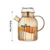 BABETRUE Cold Water Kettle Cold Kettle Glass Kettle Large Capacity Household Teapot Juice Summer Ice Drinking Kettle Water Kettle view 2