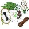 RYZGOJV DIY Dream Catcher Craft Kit Catch Your Dream Kill Time Toy Gifts-Green view 1