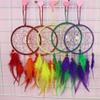 RYZGOJV DIY Dream Catcher Craft Kit Catch Your Dream Kill Time Toy Gifts-Green view 2