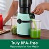 Cold Press Juicer Machines,Fretta Slow Masticating Juicer Machines with 4.25" Large Feed Chute,Fit Whole Fruits & Vegetables Easy Clean Self Feeding,High Juice Yield,BPA Free (Blue) view 4