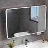 Bathroom Medicine Cabinet With LED Lights And Mirror,lighted Medicine Cabinet With Defogger,bathroom Organizer,lighted Medicine Cabinet With Mirror,medicine Cabinet Organizer With Tissue Dispenser Hol view 1
