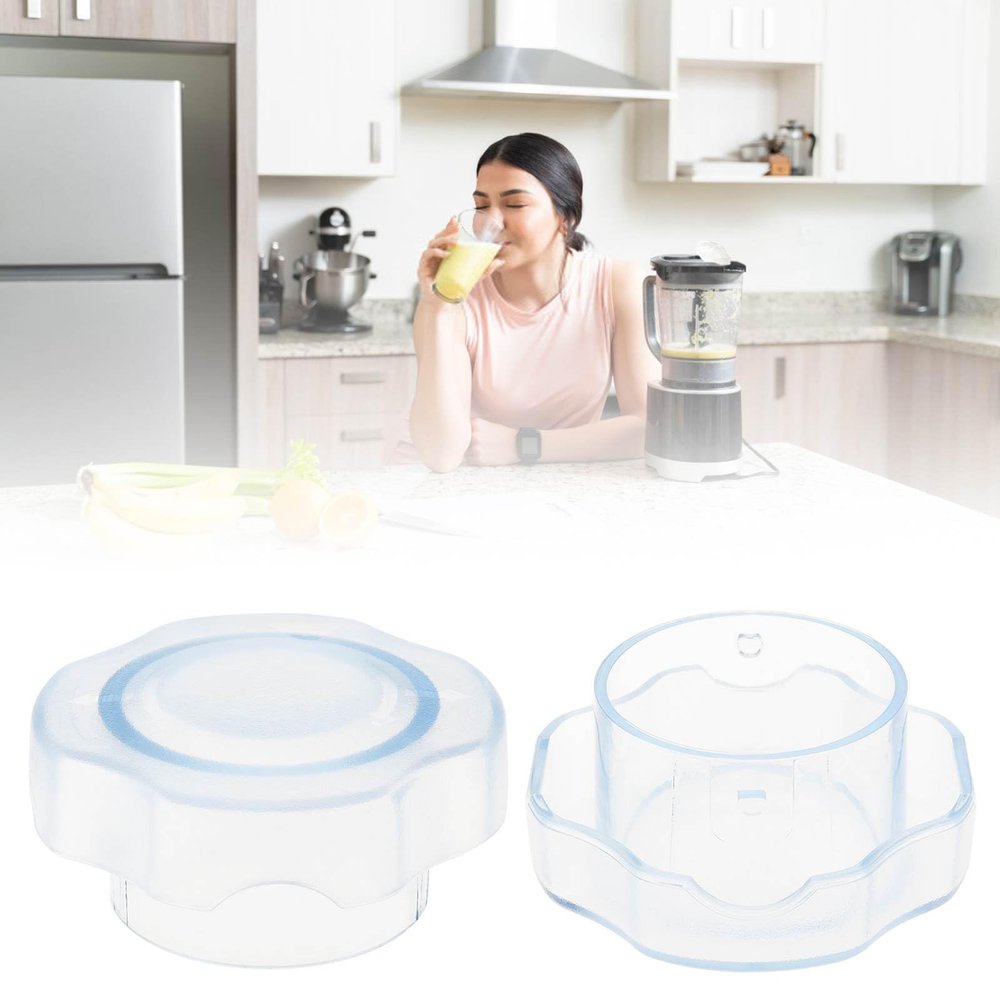 Blender Jar Lid Plug Replacement Parts, 2Pcs Lid Plug Replacement Parts for Vita-mix 64oz, Capping Plug Low Profile Container Plug Fit Drink Machine Pro750 Pro300 Low Profile 64-oz Container