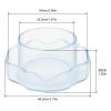Blender Jar Lid Plug Replacement Parts, 2Pcs Lid Plug Replacement Parts for Vita-mix 64oz, Capping Plug Low Profile Container Plug Fit Drink Machine Pro750 Pro300 Low Profile 64-oz Container view 4