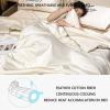 YySXIQ Ice Silk Quilt, Summer Simple Ice Silk Quilt, Duvet Cover Ice Silk Thin Quilt, Cool and Comfortable Washable Ice Silk Simple Air Conditioning(Color:D,Size:150x200cm), 610038 view 3