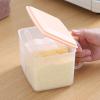Generic Spice Racks Kitchen Seasoning Box All-in-one Square Double-grid Seasoning Jar with Spoon Storage Seasoning Box Can Round Seasoning Box view 3