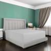 100% Egyptian Cotton Twin XL Fitted Sheet, 22 inch Drop Pocket | High Thread Count Ultra Soft Luxury & Breathable Fitted Bedsheet Perfect for Hotel, Bedroom | 39inch x 80inch by Gorayoo view 1