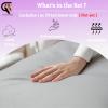 100% Egyptian Cotton Twin XL Fitted Sheet, 22 inch Drop Pocket | High Thread Count Ultra Soft Luxury & Breathable Fitted Bedsheet Perfect for Hotel, Bedroom | 39inch x 80inch by Gorayoo view 4