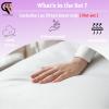 100% Egyptian Cotton Full Fitted Sheet, 20 inch Drop Pocket | High Thread Count Ultra Soft Luxury & Breathable Fitted Bedsheet Perfect for Hotel, Bedroom | 54inch x 75inch by Gorayoo view 4
