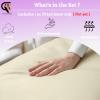 100% Egyptian Cotton Full Fitted Sheet, 16 inch Drop Pocket | High Thread Count Ultra Soft Luxury & Breathable Fitted Bedsheet Perfect for Hotel, Bedroom | 54inch x 75inch by Gorayoo view 4