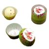 RYZGOJV 200 Pack Cupcake Baking Cups, Cupcake Liners Wrappers, Baking Cups for Baby Shower Holiday Wedding Party-Christmas Elk view 1