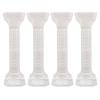 4Pcs Wedding Roman Column Pillars Set Wedding Landscaping Roman Pillar Event Decorative Column for Wedding Party Gardens, Patios Courtyards Churches Decor, White view 1