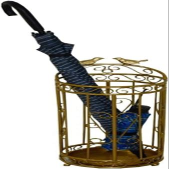 Stand Rack,Metal Umbrella Stand Rack, Umbrella Stand Umbrella Stands European-style Round Wrought Iron Umbrella Holder,Decorative Storage Rack At The Corridor Entrance Of Family Hotel Office,With Hook