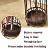 Stand Rack,Metal Umbrella Stand Rack, Umbrella Stand Umbrella Stands European-style Round Wrought Iron Umbrella Holder,Decorative Storage Rack At The Corridor Entrance Of Family Hotel Office,With Hook view 4
