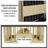Umbrella Stand Irregular Geometry Umbrella Holder, Modern Metal Double Layer Umbrella Rack, Umbrella Holder with Drain Hole, High Capacity, Walking Sticks Umbrellas Storage Umbrella Storage (Color : view 4