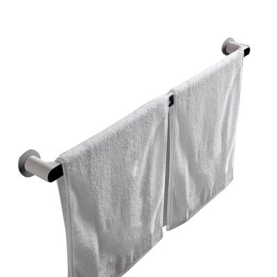Towel rack wall mounted,towel stand,No need to drill holes, bathroom bathroom suction cup hangers, black, white, dual use for kitchen and bathroom.(Color:Black,Size:68.5cm)