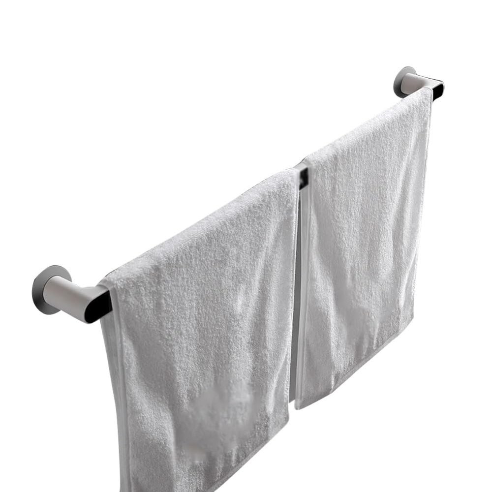 Towel rack wall mounted,towel stand,No need to drill holes, bathroom bathroom suction cup hangers, black, white, dual use for kitchen and bathroom.(Color:Black,Size:68.5cm)