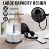 4Pcs CD/DVD Cake Box Spindle: Transparent Plastic CD Storage Holder with 100 Disc Capacity DVD Storage Case for Home Office Bar Collection view 3