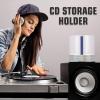 4Pcs CD/DVD Cake Box Spindle: Transparent Plastic CD Storage Holder with 100 Disc Capacity DVD Storage Case for Home Office Bar Collection view 4
