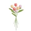 vaiyiyav Handmade Crochet Tulip Bouquet  Crocheted Flower Knitted Yarn Artificial Tulips, Forever Floral Arrangement for Home Decor, Wedding, Birthday view 1