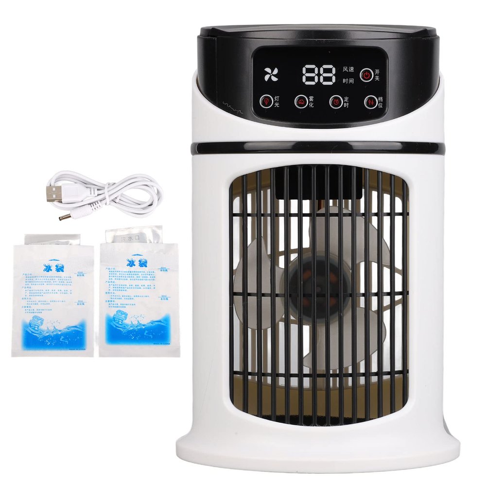 WOOXGEHM Portable Air Conditioner, Energy Saving Mini Air Conditioner, Low Energy Consumption, Filter Dust, Humidify, Cool Air