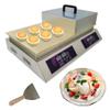 EQCOTWEA Electric Souffle Maker & Dorayaki Baker Stainless Steel with Double Pure Copper Plates 110V 60-240C Commercial Grade Souffle Pancake & Muffin Griddle Machine Digital Display view 1