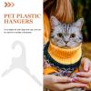 VANZACK 10pcs Pet Clothes Hangers for Dogs and Cats Lightweight Clothing Rack for Organizing Pet Apparel for Home and Travel Use view 3
