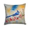 Caroline's Treasures Watercolor Wild Bird Decorative Throw Pillow, 18Hx18W, Blue Jay 3187 view 1