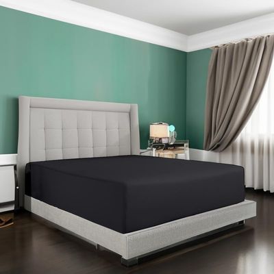100% Egyptian Cotton King Fitted Sheet, 14 inch Drop Pocket 800 TC | High Thread Count Ultra Soft Luxury & Breathable Fitted Bedsheet Perfect for Hotel, Bedroom | 78inch x 80inch by Gorayoo
