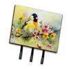 Caroline's Treasures Goldfinch Leash or Key Holder Wall Hooks, Key Hooks Holder, Coat Rack Wall Mount, Coat Hooks, Hooks for Hanging Keys, Towels, Aprons, Leashes view 1