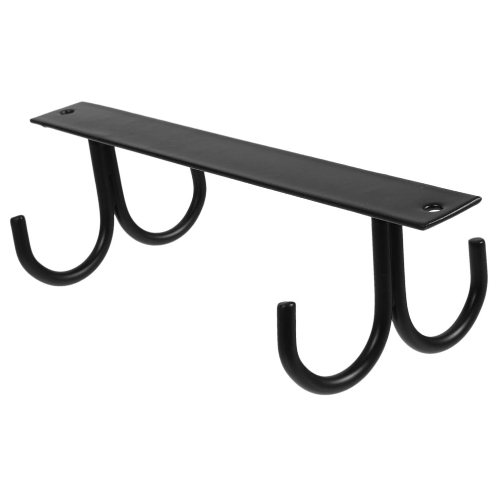 COLLBATH Hanging Mug Rack Hooks Iron Cup Holder for Under Cabinet Easy Installation for Mugs and Kitchen Utensils Space-Saving Display for Organized Kitchens