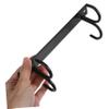 COLLBATH Hanging Mug Rack Hooks Iron Cup Holder for Under Cabinet Easy Installation for Mugs and Kitchen Utensils Space-Saving Display for Organized Kitchens view 2