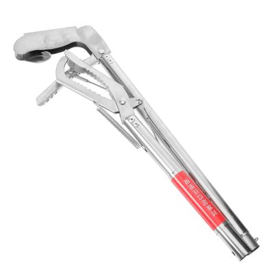 ABOOFAN Ergonomic Handle Snake Clamp Non-slip Crab Tong Lobster Clip Scissor Design Stainless Steel Grabbers for Snake Trap
