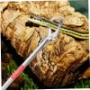 ABOOFAN Ergonomic Handle Snake Clamp Non-slip Crab Tong Lobster Clip Scissor Design Stainless Steel Grabbers for Snake Trap view 3