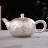 FKHFTI Teapot 4pcs Set Pot Pure Tea Set Shishi Pot Household Small Teapot 999 Sterling Kettle Teapot view 4