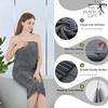Extra Large Bath Sheet Set of 4,Ultra Soft Fluffy Towel,35x 70Oversized Bath Towel Set,Premium Microfiber Bathroom Towel Set Highly Absorbent Quick Dry Shower Towel for Bathroom,Hotel,Spa(Grey) view 3