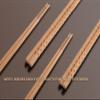 Donxote 16.5 inches Cooking Chopsticks, 2 Pairs Extra Long Anti-Slip Chopstick, Reusable for Noodles Frying Hotpot Wooden Kitchen Chop Sticks view 3