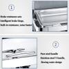 Stainless Steel Catering Buffet Full Size Chafer Complete Set Rectangular Chafing Dish for Warmer Tray Kitchen Party Dining 9L view 2