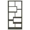 HomeLoft Basics Weathered Grey 8 Shelf Bookcase view 3