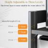 2-Tier Kitchen Baker's Rack Utility Microwave Oven Stand Storage Cart Workstation Shelf Hooks Organizer Baker's Shelves Bar Hutch Industrial Oven Standing Spice Wine Adjustable Shelving view 4