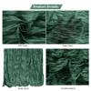 30 Pack Emerald Green Cheesecloth Table Runner 9FT Rustic Sheer Table Runners 17x108 Inch Gauze Boho Runner for Wedding Bridal Baby Shower Birthday Party Table Decorations view 4