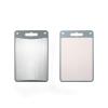 Double-Sided Stainless Steel Cutting Board for Kitchen Stainless Steel Straw PP,Easy to Clean Large Cutting Board (Large) view 1