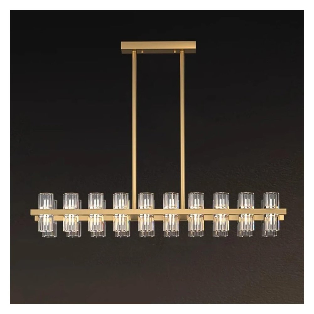 INTRIXX Modern Led Ceiling Chandelier Crystals Pendant Light Compatible with Living Room Dining Room Hanging Light Home Decor,Crystal Chandelier