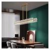 INTRIXX Modern Led Ceiling Chandelier Crystals Pendant Light Compatible with Living Room Dining Room Hanging Light Home Decor,Crystal Chandelier view 2